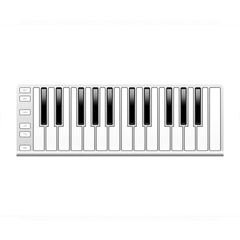 CME CONTROLADOR MIDI XKEY 25 NOTAS-ULTRA LIVIANO-128 NIVELES DE SENSIBILIDAD-OCTAVADOR
