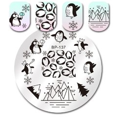 Nail Art Stamp BORN PRETTY BP137