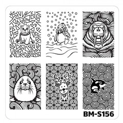 Bundle Monster Nail Art Stamping Plates- BM-S156