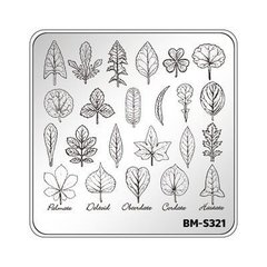 Bundle Monster Nail Art Stamping Plates- BM-S321