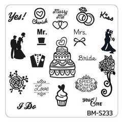 Bundle Monster Nail Art Stamping Plates- BM-S233
