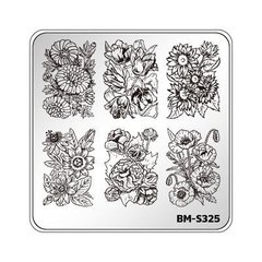 Bundle Monster Nail Art Stamping Plates- BM-S325