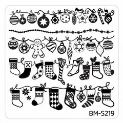 Bundle Monster Nail Art Stamping Plates- BM-S219
