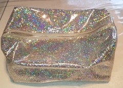 Forever 21 Holographic Glitter Makeup Bag