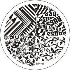 Nail Art Stamp BORN PRETTY BP66