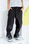 PANTALÓN EN TEJIDO PLANO NEGRO // Ref: EVA NEGRO - tienda online