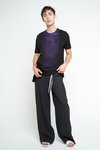 PANTALÓN TEJIDO PLANO CON EFECTO CUERO // REF: FURTADO NEGRO en internet