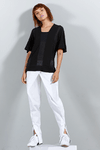 TOP EN TEJIDO DE PUNTO NEGRO // Ref: RENE NEGRO - tienda online