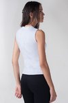 TANK TOP BLANCO EN PIQUÉ DE ALGODÓN // Ref: VISIÓN en internet