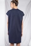 VESTIDO AZUL NAVAL DE ALGODÓN // Ref: BONGÓ en internet