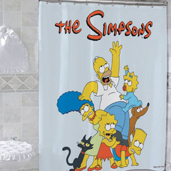 Cortina de baño The Simpsons