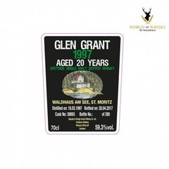 Glen Grant 1997 20 Años Signatory Cask Strength 59,3%abv - comprar online
