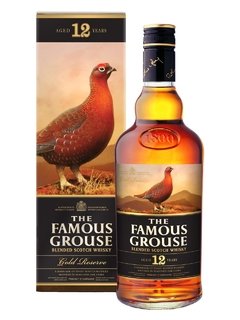 Whisky The Famous Grouse 12 Años Gold Reserve Origen Escocia.