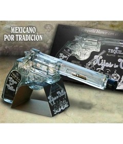 Tequila Silver Hijos De Villa Revólver Gift Pack + 2 Shot.