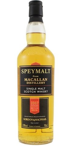Whisky Single Malt Macallan 2007 embotellado por Gordon MacPhaill Origen Escocia. - comprar online