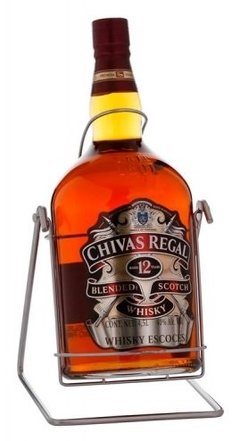 Whisky Chivas Regal 12 Años Botellón 4500ml Con Volcador. - comprar online