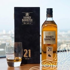 Whisky Blended Hankey Bannister 21 Años, Origen Escocia.
