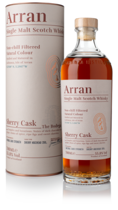 The Arran Sherry Cask 55.8% Cask Strength.