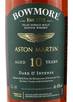 Whisky Bowmore 10 Años Aston Martin Edición Limitada. - comprar online