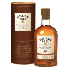 Whisky Single Malt William Peel 12 Años Origen Escocia.