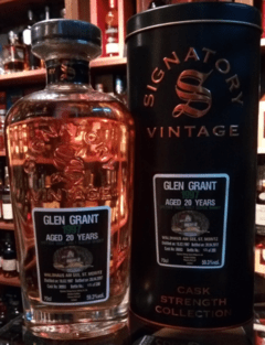 Glen Grant 1997 20 Años Signatory Cask Strength 59,3%abv en internet