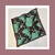 Pañuelo Grande " Cielo de Cerezo negro y verde " - comprar online