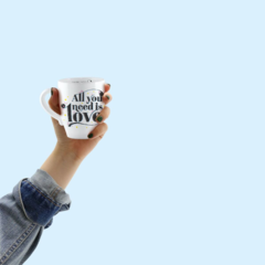 Taza Bombé - "All you need is love" The Beatles - comprar online