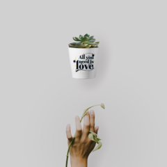 Maceta - "All you need is love" The Beatles - comprar online