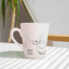 Taza Cónica - "Siempre seguí la misma dirección, la difícil la que usa el salmón" Calamaro