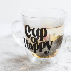 Taza de Vidrio - Cup of Happy