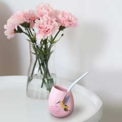 Mate - "Da lo que recibes y lo transformarás en magia" » Ilustradora Mayra Gidoni - ENUNPUNTO tazas y vasos de diseño