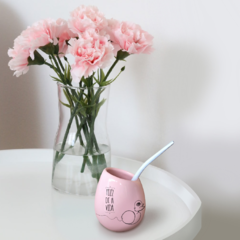 Mate - Feliz de la vida - ENUNPUNTO tazas y vasos de diseño