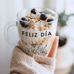 Taza de Vidrio - Feliz día