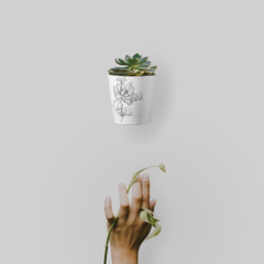 Maceta - Flor Grande