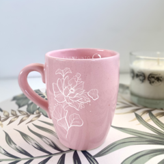 Taza bombé - FLOR GRANDE - ENUNPUNTO tazas y vasos de diseño