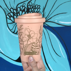 VASO TERMICO - FLORES - tienda online