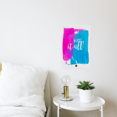 "I want it all" - comprar online