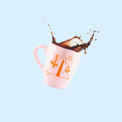 Taza Bombé - Libra - Aire - ENUNPUNTO tazas y vasos de diseño