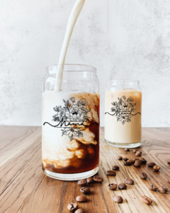 Vaso Lata - Mamá - flores - - comprar online