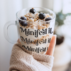 Taza de Vidrio - MANIFEST IT