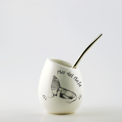 Mate - "Mar del plata" - Lobo Marino