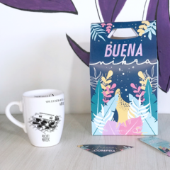 Imagen de Taza Bombé - “Huevos, en la cocina hacen falta huevos” Miguel Mateos