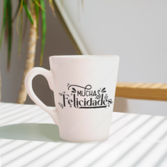 Taza Cónica - Muchas Felicidades