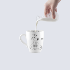 Taza Bombé - Piensa menos, Sonríe más - comprar online