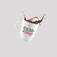 Taza Bombé - Realidad - Ilusión