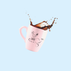 Imagen de Taza Bombé - Sonreí +