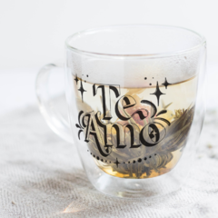 Taza de Vidrio - Te Amo - comprar online