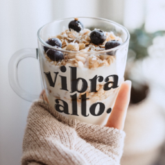 Taza de Vidrio - VIBRA ALTO