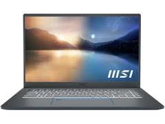 MSI Laptop Prestige 15 Intel i7 11º Decimoprimera Generacion 32 GB 1000GB NVMe SSD & NVIDIA GeForce GTX 1650 Carbon Gray