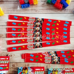 COMBO CUMPLEAÑOS TEMÁTICA LEGO (TEMÁTICA A ELECCIÓN) en internet